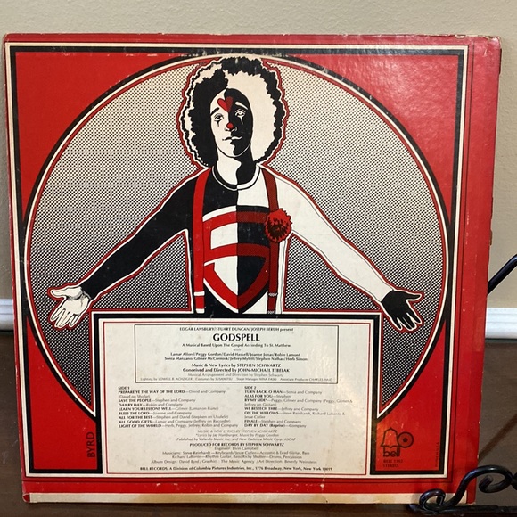 Godspell Original Cast 1970s Godspell vinyl record, album musical - vgc - Picture 2 of 9